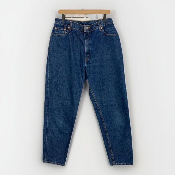 Vintage Levi’s 550 Jeans Women’s 16 MIS M Blue Denim Relaxed Fit Tapered Leg - Picture 1 of 12